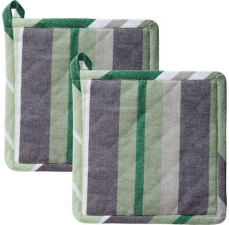 REDBEST Topflappen Topflappen 2er-Pack, Baumwolle Streifen