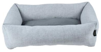 Lebon Hundebett Bonny L 70 x 60 cm hellgrau