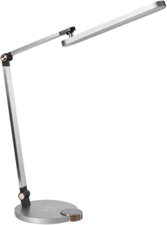 LED Schreibtischlampe CAROY mit kabellosem Ladegerät Grau