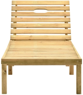 vidaXL Sonnenliege Kiefernholz Imprägniert 49087