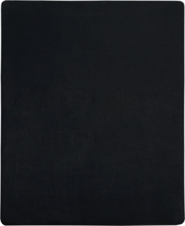 vidaXL Spannbettlaken Jersey Schwarz 160x200 cm Baumwolle 136216