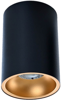 LED Aufbaustrahler Aufbauleuchte Downlight Deckenleuchte Deckenspot SPOTLIGHT rund GU10 5w 360 Lumen schwarz Neutralweiß