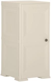 Kunststoffschrank 40x43x85,5 cm Holzdesign Creme