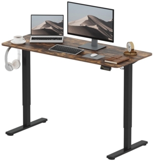 SANODESK Schreibtisch Elektrisch höhenverstellbarer Schreibtisch, Sitz-Steh-Tisch (Ergonomischer Steh-Sitz Computertisch mit Memory-Funktion), 120/140/160/180/200 cm
