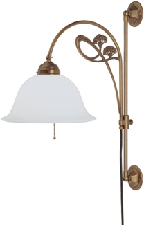 Wandleuchte A33-50op Berliner Messing