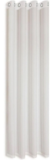 Gerster Vorhang Ilia, Ösen (1 St), transparent, Wirkware, HxB: 235x140, klasischer Uni Ösenschal