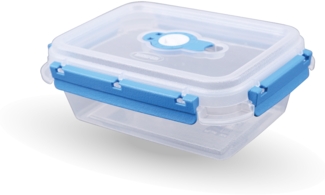 Frischhaltedosen für Lebensmittel ( 0,9 L ) - "Blau" - Vorratsdose luftdicht, Aufbewahrungsbox Meal Prep Box, Lunchbox, BPA Frei
