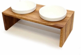 Wolters Napf-Set Gohan Doppelnapf teak
