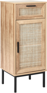 Badezimmerschrank ROSELL Holzwerkstoff 40 cm 36 cm 92 cm Heller Holzfarbton