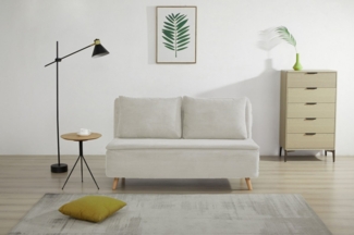 INOSIGN 2-Sitzer AINSLEY 140 cm, Schlafsofa, Verstellbare Rückenlehne und Sofa mit Bettfunktion