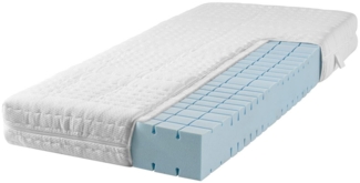 Kaltschaummatratze 7-Zonen-Kaltschaummatratze Struktura-SAN, RAVENSBERGER Matratzen, 20 cm hoch, ergonomisch, druckentlastend, unterstützend, 7 Zonen, Made in Germany