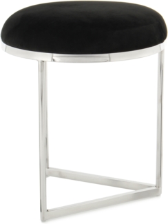 Hocker Wynona 325 Schwarz / Silber