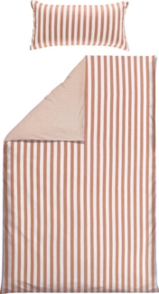 Erwin Müller Bettwäsche Wendebettwäsche, Jersey, 2 teilig, Single-Jersey Streifen