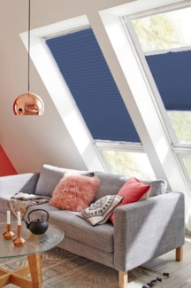 sunlines Dachfensterplissee StartUp Style Honeycomb VD, abdunkelnd, verspannt, verschraubt, mit Führungsschienen