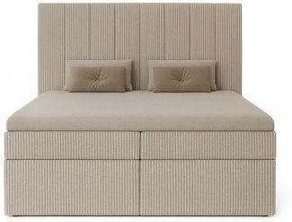 MARPUR Boxspringbett NERO MIL (Boxspringbett, Bettkasten, Matratze), Bettkasten inkl. Matratze