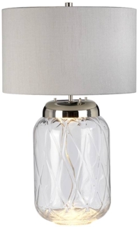 Elstead Sola Tischlampe Nickel poliert Silber