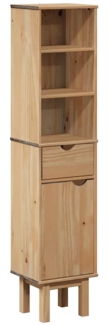 vidaXL Badschrank OTTA 35x30x159 cm Massivholz Kiefer 4013459