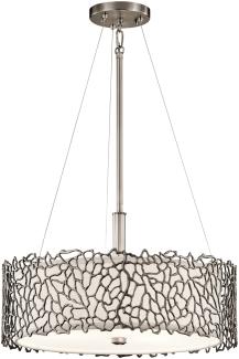 Elstead Lighting Silver Coral 3-Light Duo Pendelleuchte 3-flammig 46cm E27