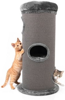 Canadian Cat Company Kratzbaum Kratzturm Olivia, 40 x 40 x 100 cm, Katzenhaus, Kratztonne