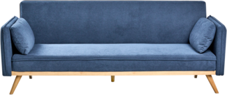 Schlafsofa ASAA Stoff Blau