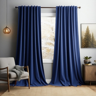LMaxhome Verdunkelungsvorhang Blickdicht Samt Velvet Vorhang Gardinen Thermo Weihnachtsvorhänge Deko, (2 St), verdunkelnd, 132x213cm/244cm/274cm/305cm, Winter Verdickt