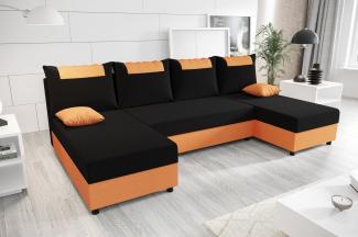 ALTDECOR Wohnlandschaft STARI-U, Couch mit Schlaffunktion, Wohnzimmer - Wohnlandschaft