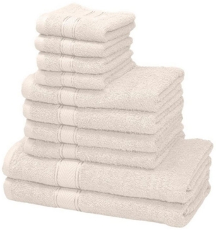 BETTWARENSHOP Handtuch Set Miko Superflausch, Frottee (Set, 10-St), Walkfrottee, 100% Baumwolle, Duschtücher, Handtücher, Gästetücher