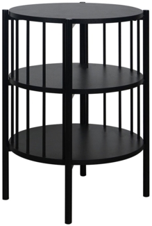 Beistelltisch Frank / 300.001751 , Schwarz , 44 x 60 x 44 cm