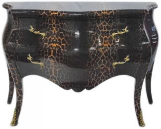 Casa Padrino Barock Kommode in Leopard Look