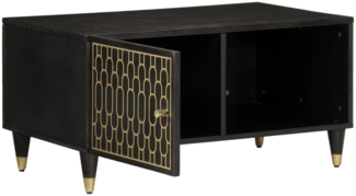 vidaXL Couchtisch 80x50x40 cm Massivholz Mango 358324