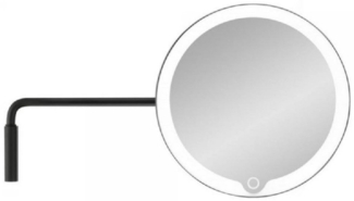 blomus Spiegel LED Kosmetikspiegel Modo Black mit Wandhalterung