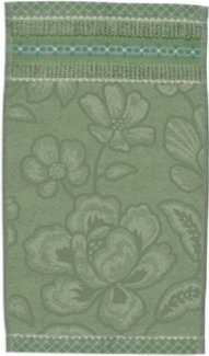 PiP Studio Badetücher Gästehandtuch Jasmin Jacquard Green (30x50 cm)