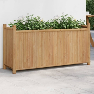 vidaXL Pflanzkübel 100x30x50 cm Bambus 366463