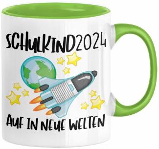 Trendation Tasse Trendation - Schulkind 2024 Einschulung Mädchen Junge Geschenk