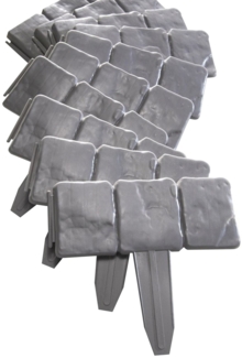 HTI-Living mit Solarlichterkette Rasenkante 750 cm