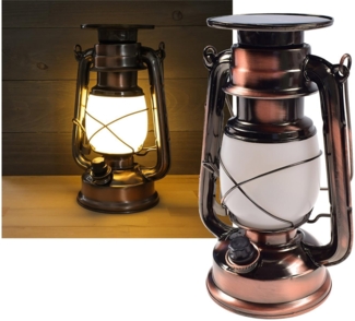 LED Camping Laterne "CT-CL Copper" SOLARØxH 12x23,5cm, warmweiß, dimmbar