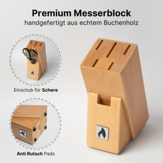 LIVINA HOME Damastmesser Profi Chefmesser mit scharfer 20 cm Klinge aus 67 Lagen, Damaststahl, Damast Messer Japanischer Art, Geschenkbox, Weihnachten, Geschenk