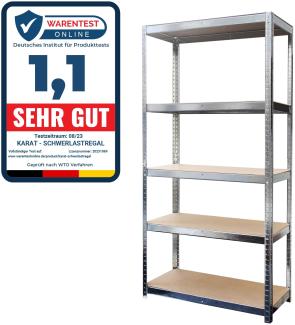 Schwerlastregal | Bis 1325 kg Traglast | Individuell einsetzbar | Verzinkt / 180 x 90 x 45 cm