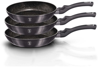 Berlinger Haus Berlinger Haus Set mit 3 Granitpfannen Carbon Pro 31237