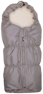 Eichhorn Kinderwagen Fußsack Mumien-Winterfußsack mit vorgenähten Gurtschlitzen (warmer Schlafsack/Fußsack für Kinderwagen und Buggys, Teddyfell (waschbar), innen folierter Fußbereich, Reißverschluss und Kordelzug