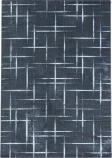 Kurzflor Teppich Clara rechteckig - 240x340 cm - Grau
