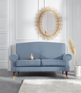 Home affaire 2-Sitzer Rennes, in Samtoptik oder Baumwoll-Mix