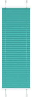 vidaXL Plissee Petrolgrün 40x100 cm Stoffbreite 39,4 cm Polyester 4015369