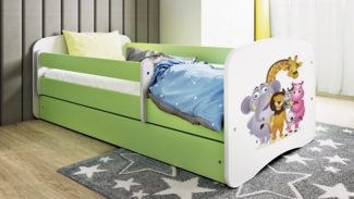 Bjird Kinderbett Babydream 180x80 cm 160x80 cm 140x70 cm (optional mit Matratze, mit Schublade Rausfallschutz und Lattenrost), verschieden Farben und Varianten für Mädchen und Jungen