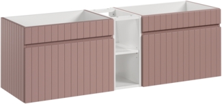 ICONIC ROSE Badmöbel-Set 140 cm (140cm), Antike Rose