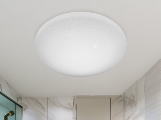 meineWunschleuchte LED Deckenleuchte, LED fest integriert, neutralweiß, kleine Sternenhimmel Bad-lampe Decke, Treppenhaus Deckenschale, Ø 28cm