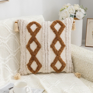 BYSURE Kissenbezug F13WH00115, (1 Stück), Boho Dekokissen Kissenbezug