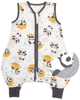 Schlummersack Kinderschlafsack Musselin Schlafsack mit Füßen, 0.5 Tog OEKO-TEX zertifiziert