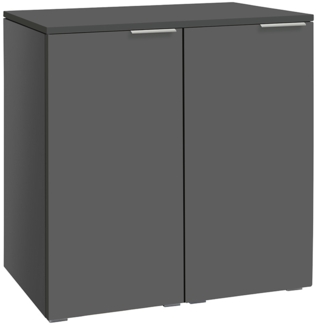 Hasena Kommode Portina anthrazit Anthrazit zerlegt