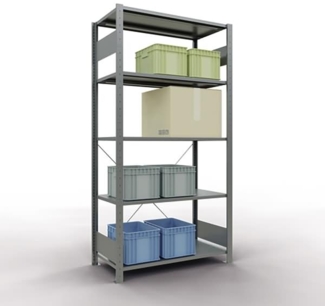 Schulte Regal MULTIplus150 12750 Grund 2.000x1.000x500mm 5 Böden verzi